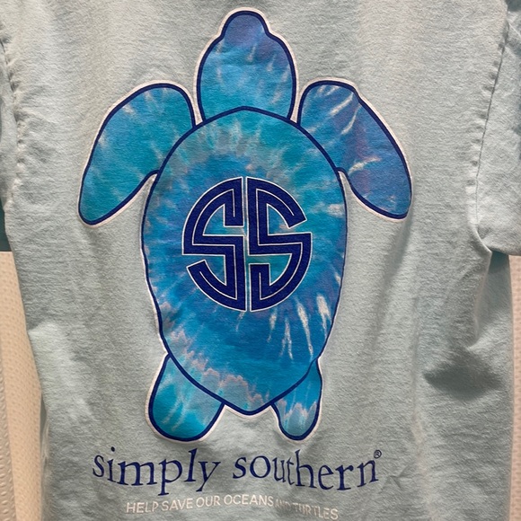 Blue simply southern tee - Picture 4 of 5